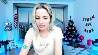 AlicePrings - Skinny blonde chats sweetly and teases in front of the camera