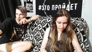 MilanaMax - Baby girl chats with her boyfriend in front of the camera and has a cute chat with the chat